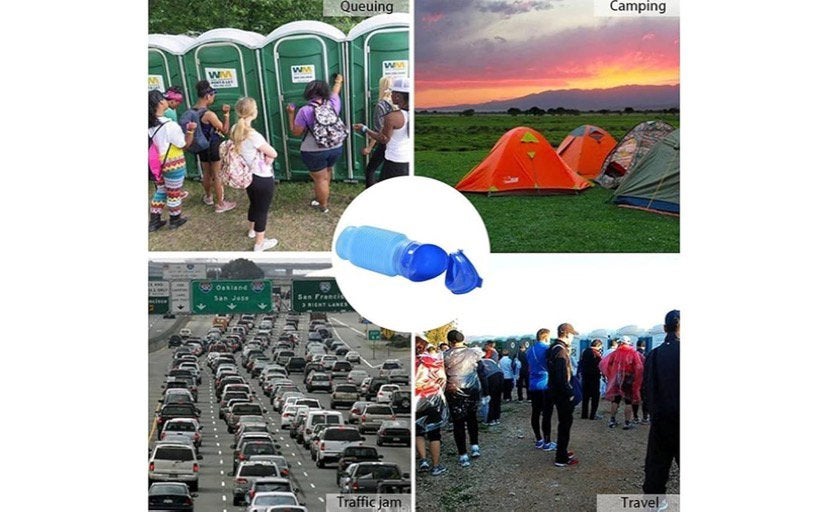 compacte reis urinaal uitvouwbaar - blauw - 750ml, Ophalen of Verzenden, Nieuw, Overige typen