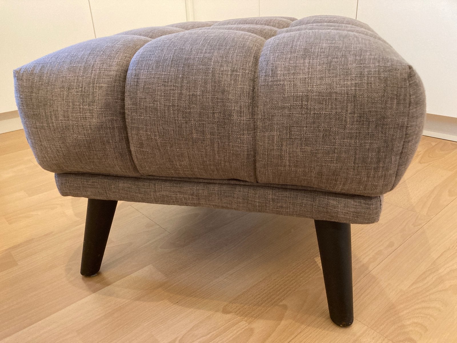 Fauteuil met bijpassende voetbank/poef, Huis en Inrichting, Ophalen, Zo goed als nieuw