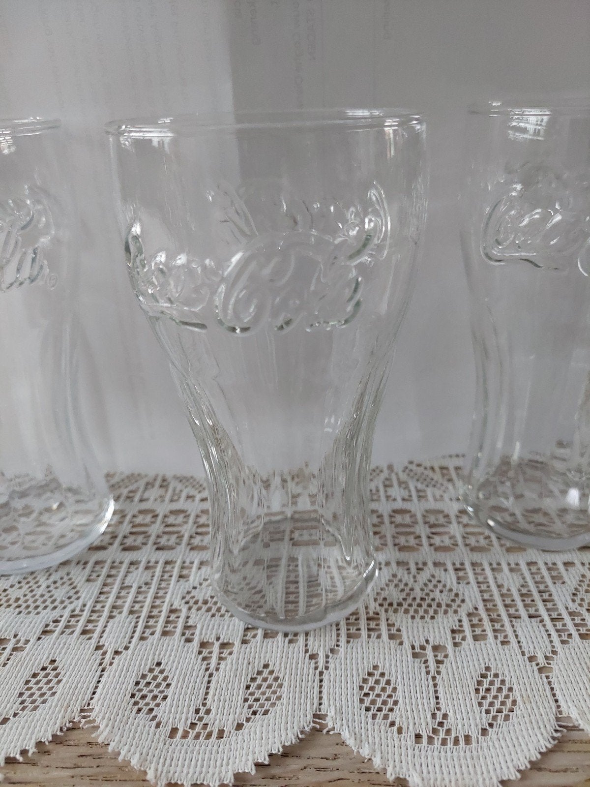 10 cola glazen voor 5€, Verzamelen, Ophalen, Zo goed als nieuw