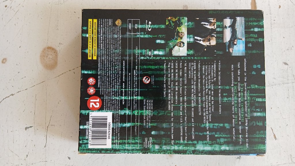 Blu Ray The Complete Matrix Trilgy box, Engels, Nederlands, Film, Science Fiction en Fantasy