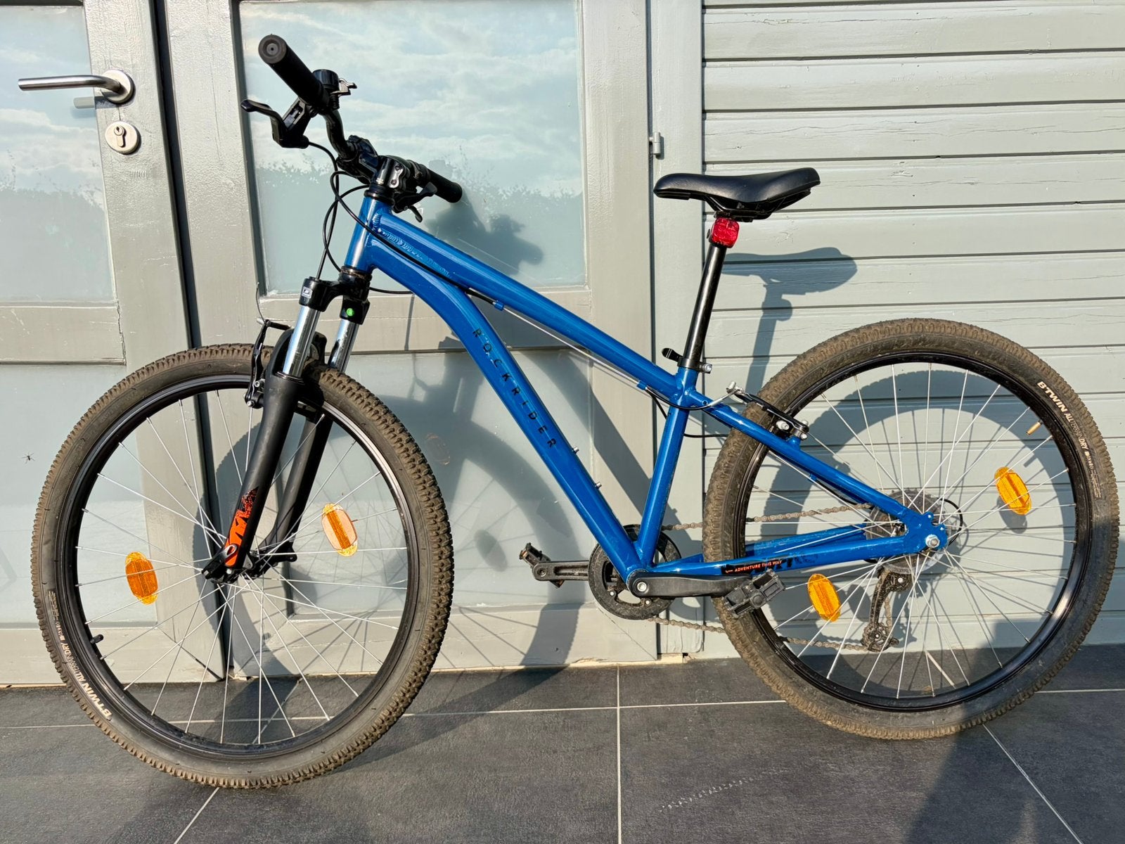 Junior fiets maat S van Rockrider (Decathlon), Fietsen en Brommers, Ophalen, Zo goed als nieuw, 26 inch of meer, Versnellingen