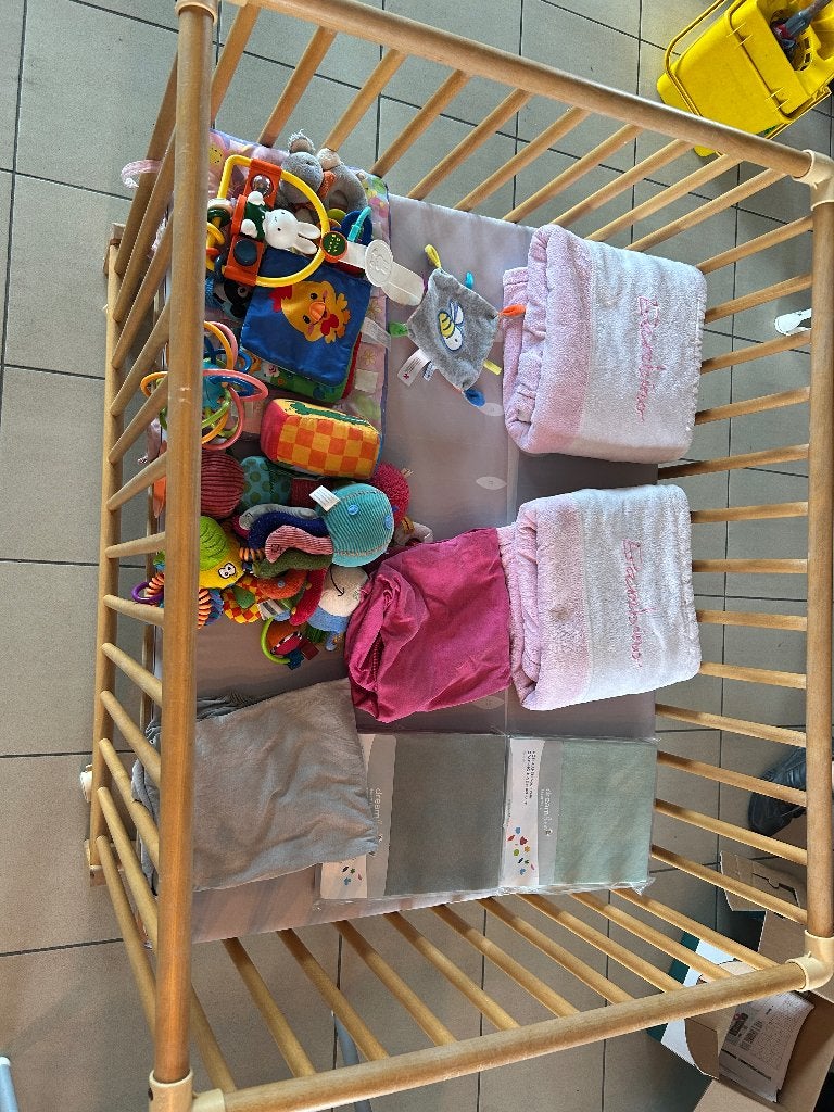 Park met toebehoren, Kinderen en Baby's, Ophalen, Gebruikt, Rechthoekig, In hoogte verstelbaar