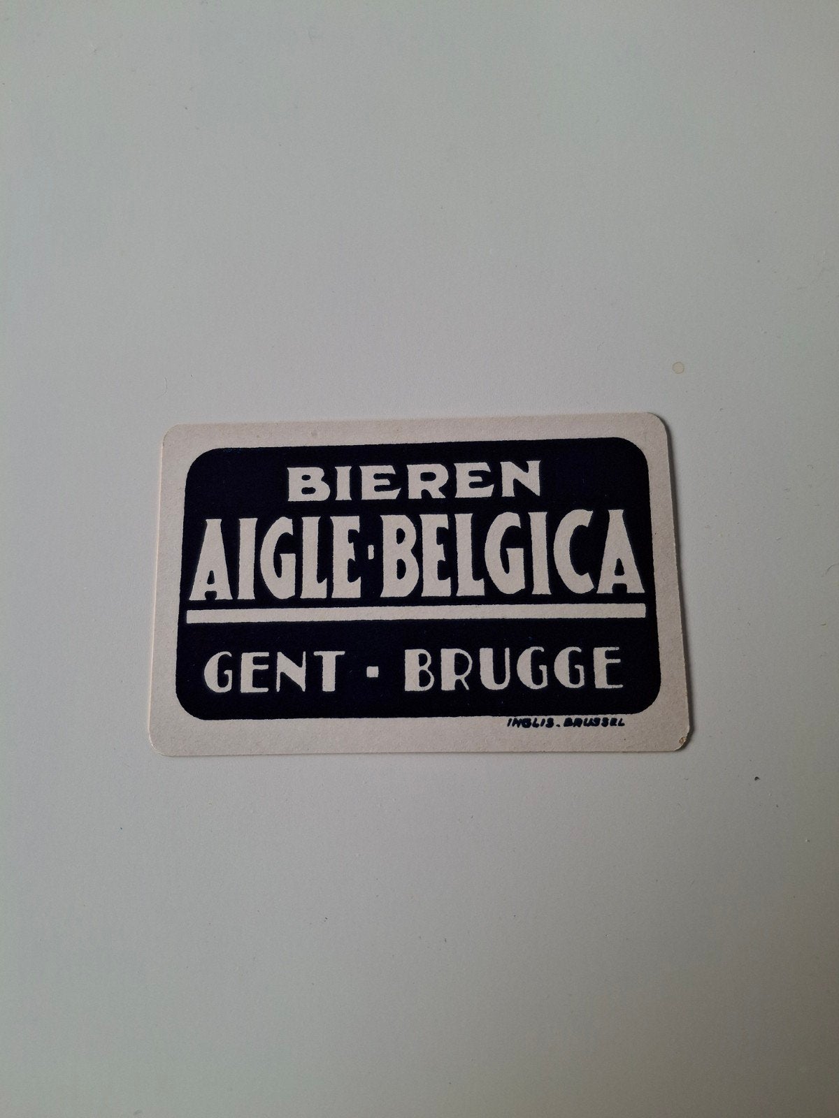 oude speelkaart aigle belgica, Ophalen of Verzenden