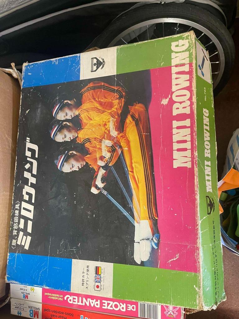 vintage rowing set, Sport en Fitness, Fitnessmaterialen, Ophalen of Verzenden, Zo goed als nieuw, Benen, Overige typen