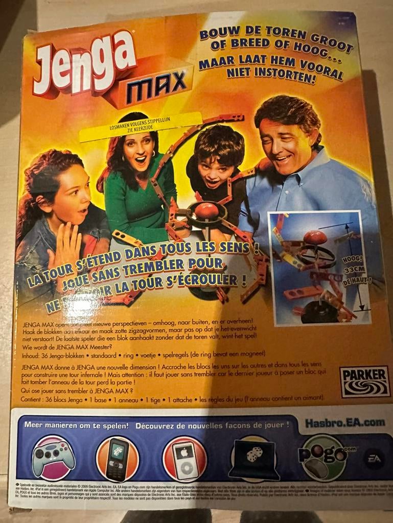 Jenga spel, Enlèvement ou Envoi, Comme neuf