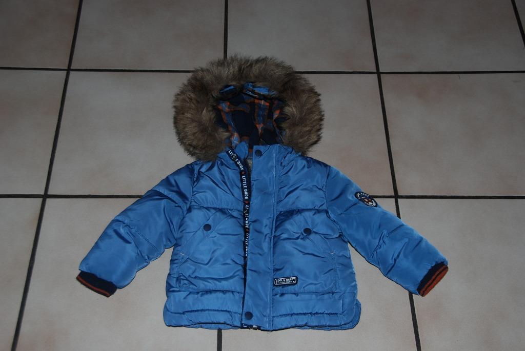 Veste Parka"C&A" bleu jeans T74cm ou 6/9 mois comme NEUVE!, Garçon, Enlèvement ou Envoi, Comme neuf, Baby Club de C&A
