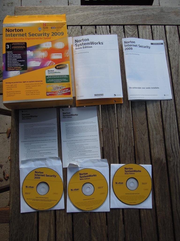 Norton Internet Sécurité 2009, Enlèvement ou Envoi, Utilisé, Norton
