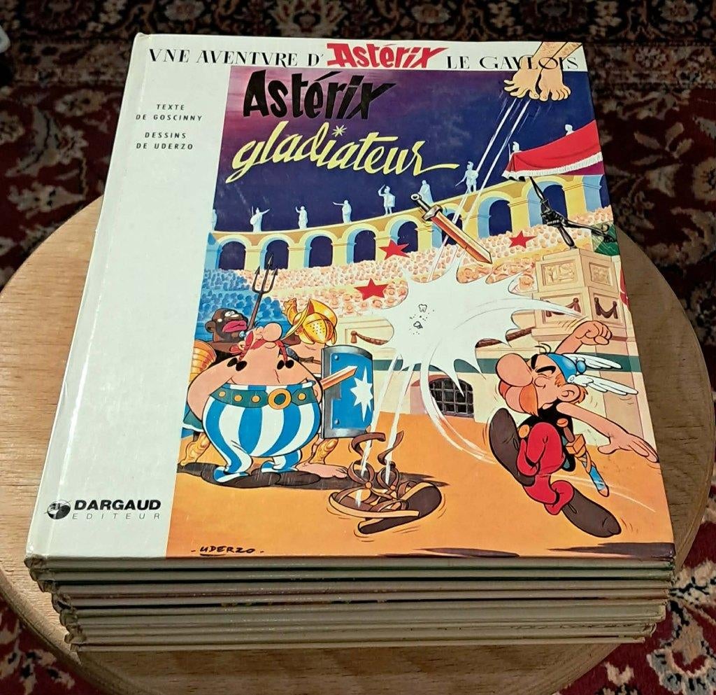 Asterix - 9 albums, Livres, Plusieurs BD, Utilisé, Goscinny & Uderzo, Envoi