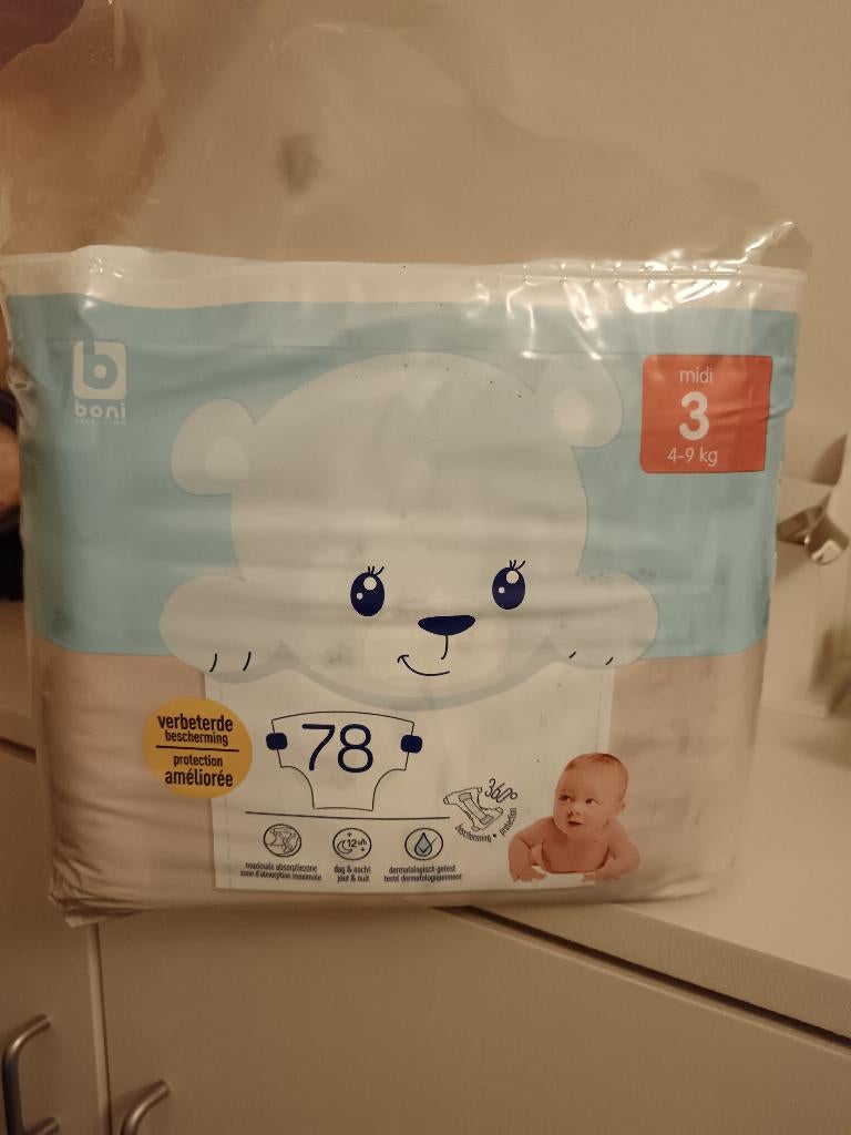 Gratis Boni luiers maat 3, Kinderen en Baby's, Ophalen, Nieuw