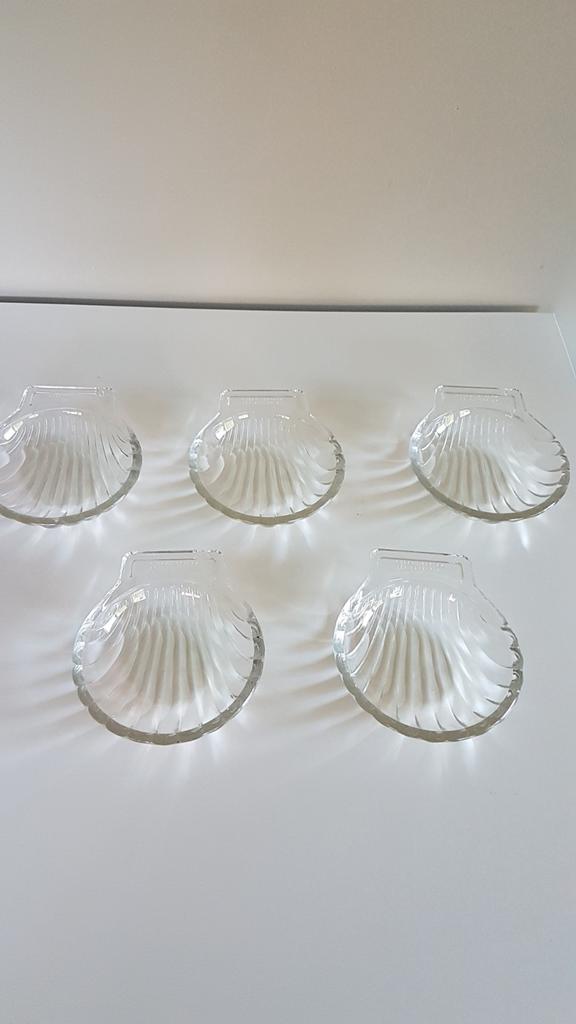 5 vintage pyrex sedlex France , diameter 12 cm., Ophalen of Verzenden