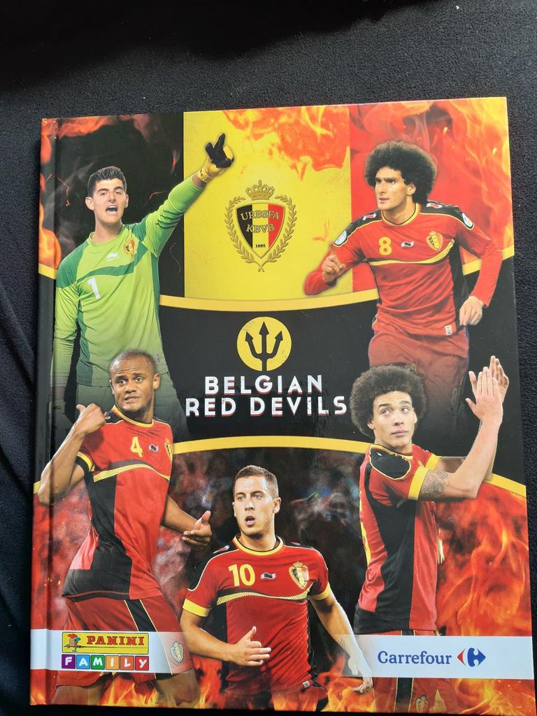 Belgian red devils 2014 carrefour panini, Verzamelen, Ophalen of Verzenden