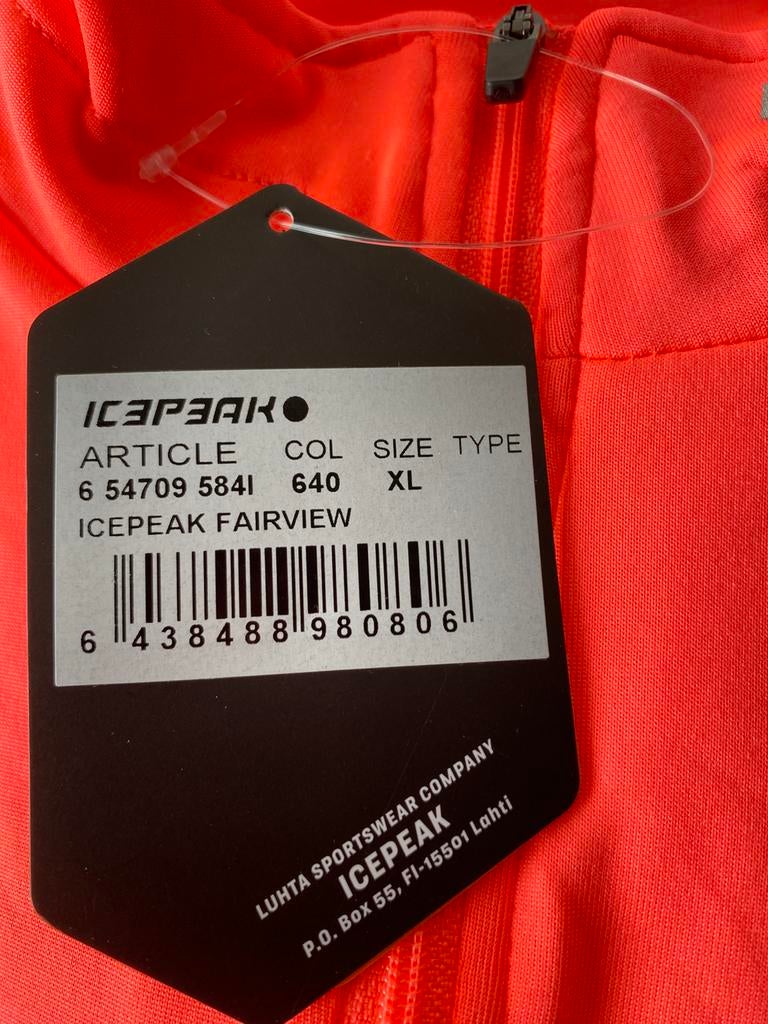 🍄 NIEUWE Icepeak Skipully Fairview ( XL ) Coraal rood, Icepeak, Enlèvement ou Envoi, Neuf, Pull