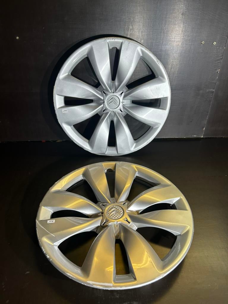 2 originele Citroën C2 C3 saxo berlingo 15" wieldoppen, Ophalen of Verzenden, Gebruikt