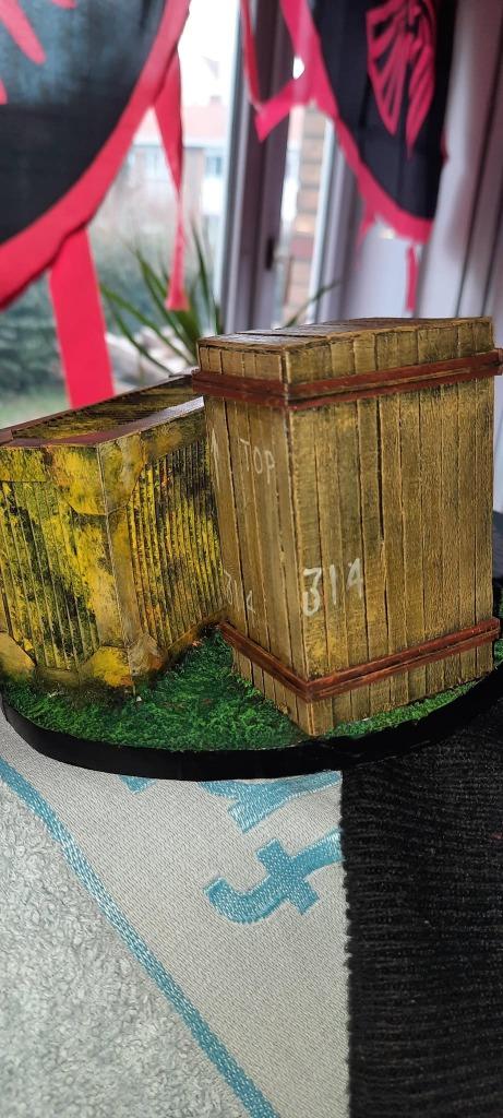 conteneur de décor et caisse en matériau recyclé, Enlèvement ou Envoi, Neuf, Accessoires, Peint