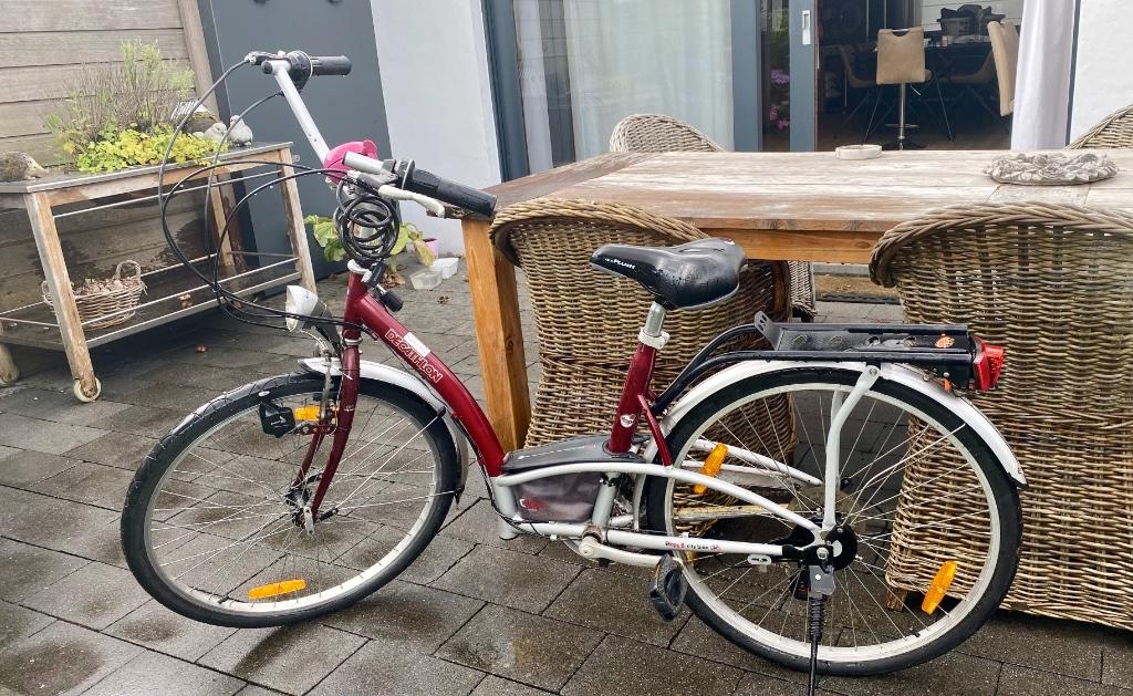Damesfiets Elops5, Ophalen, Gebruikt, Overige merken, Versnellingen