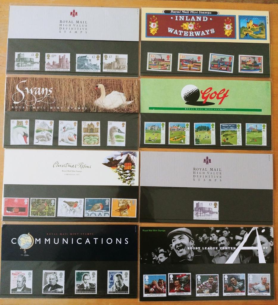 Timbre Royaume-Uni Presentation pack UK 1992 93 94 95, Enlèvement ou Envoi
