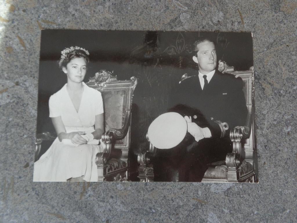 Royalty: 1 oude foto Albert en Paola, Verzamelen, Ophalen