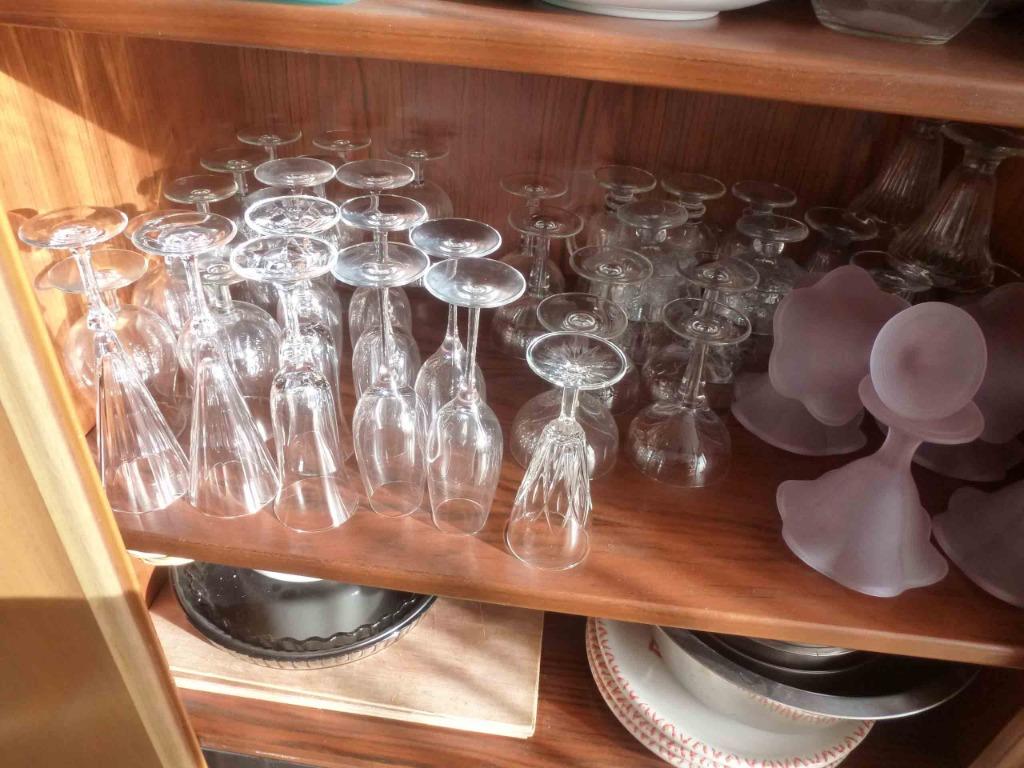 verres en Cristal JG DURAND + autres verres etc., Maison & Meubles, Cuisine | Vaisselle, Service complet, Enlèvement ou Envoi