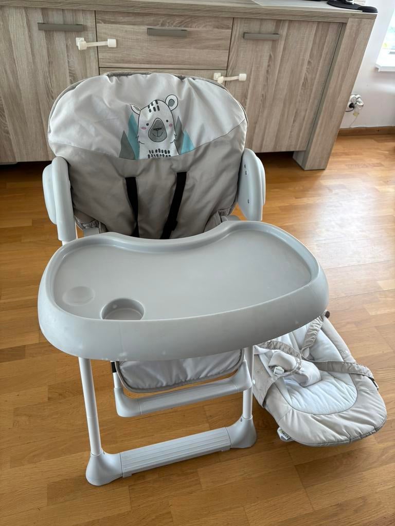 Hauck Sit’n Relax, Kinderen en Baby's, Kinderstoelen, Gebruikt, Inklapstoel, Afneembaar eetblad, Gordel(s), Stoelverkleiner, Ophalen