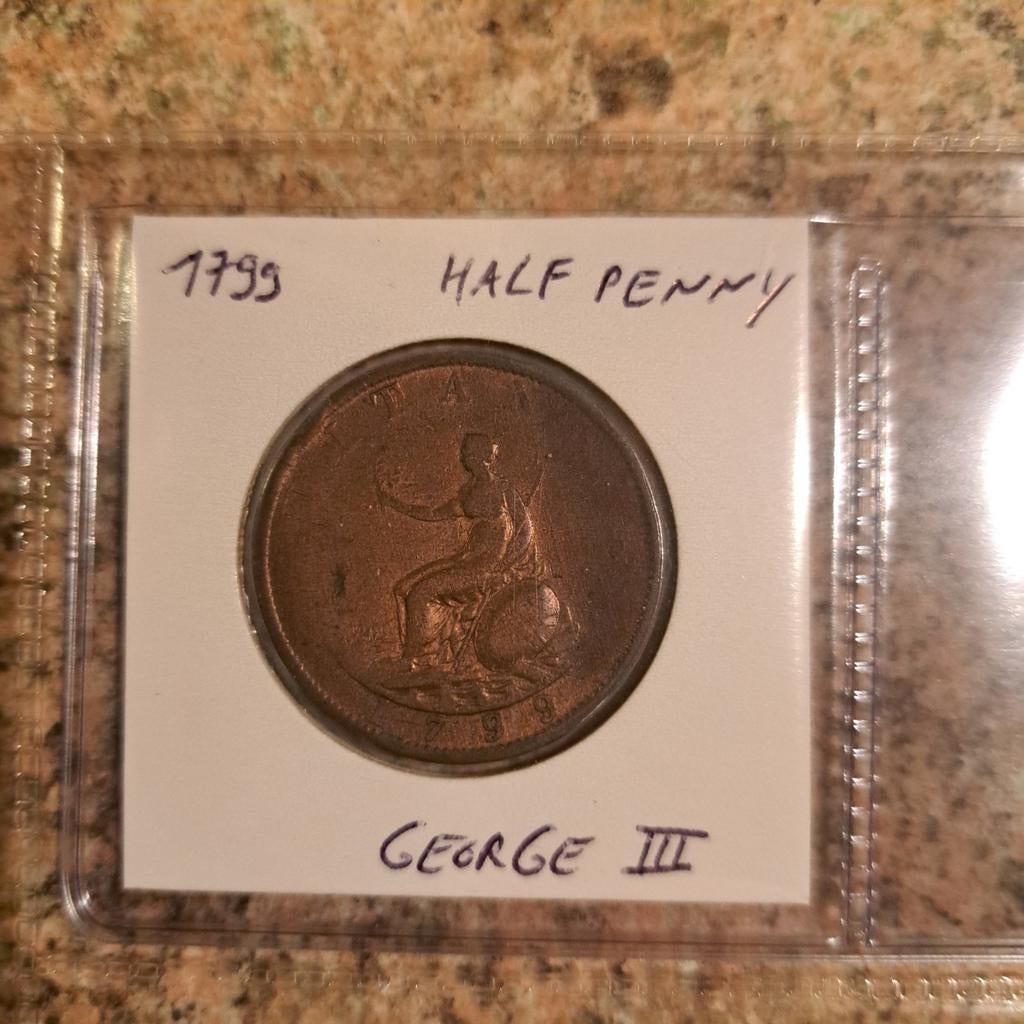 zeer mooi lot  25 stuks half penny Engeland, Ophalen