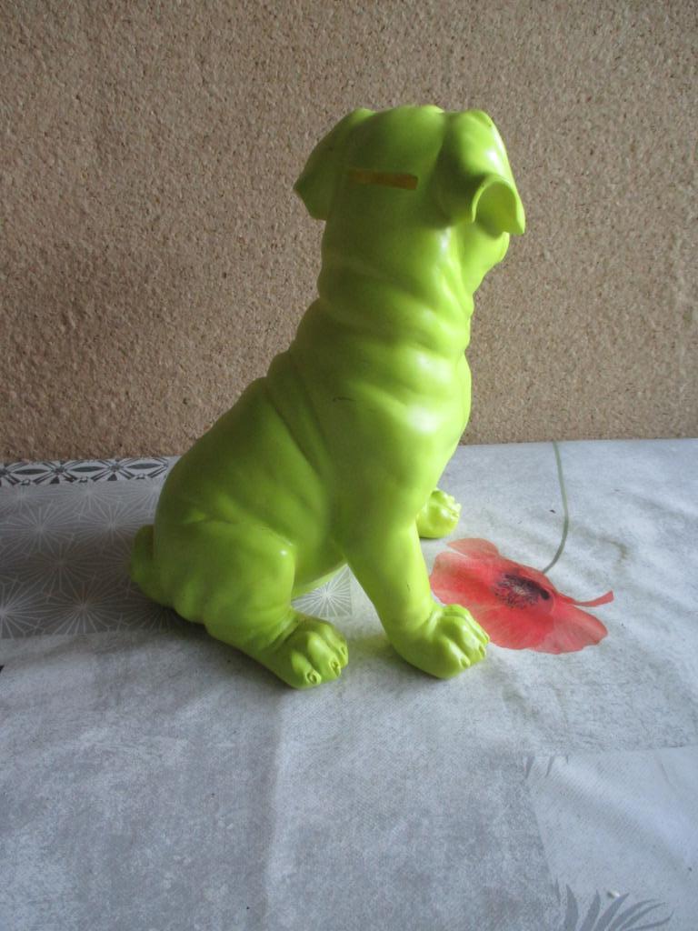 beeld hond bulldog polyester, Ophalen of Verzenden, Zo goed als nieuw, Dier