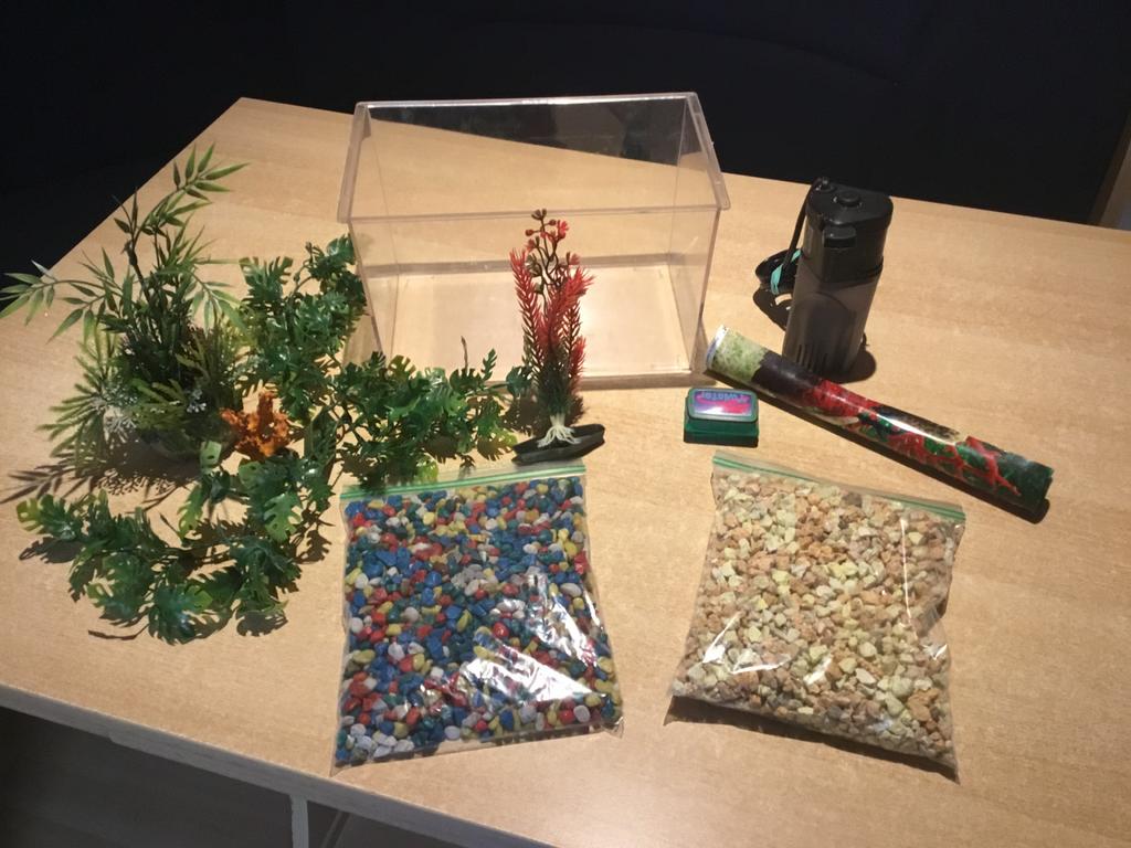 Aquarium rectangulaire complet, Enlèvement ou Envoi, Utilisé
