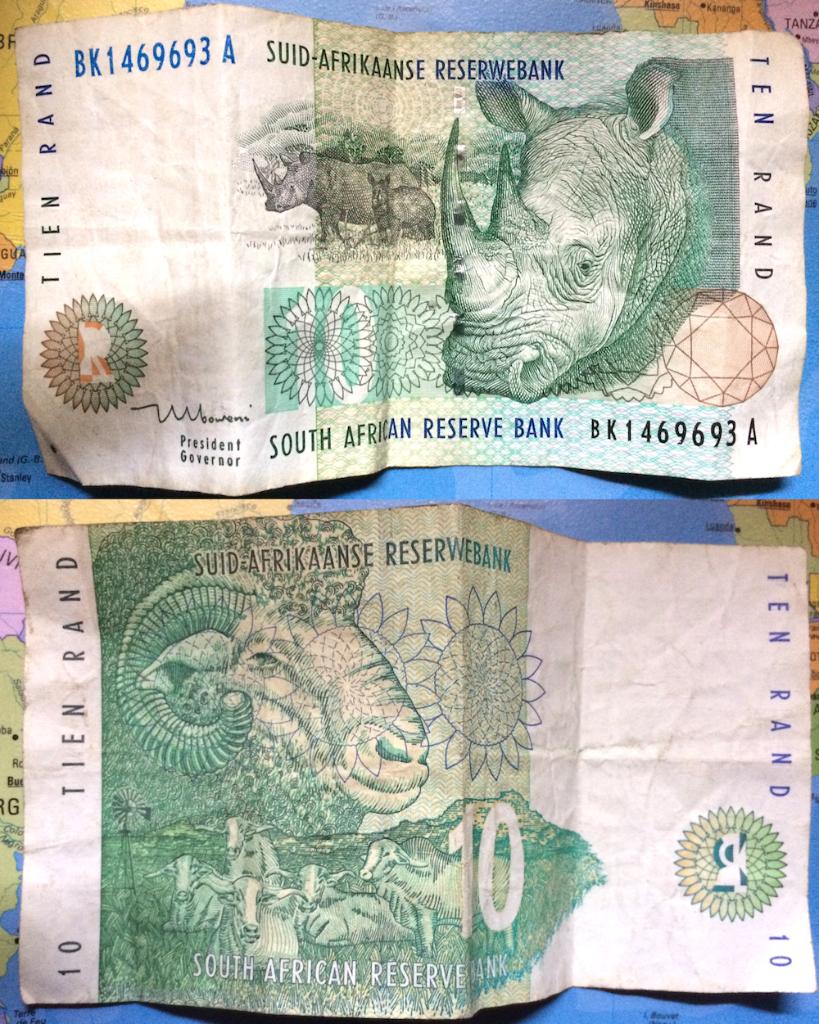 Billet de collection de 10 Rand - Afrique du Sud, Postzegels en Munten, Bankbiljetten | Afrika, Verzenden, Zuid-Afrika, Los biljet