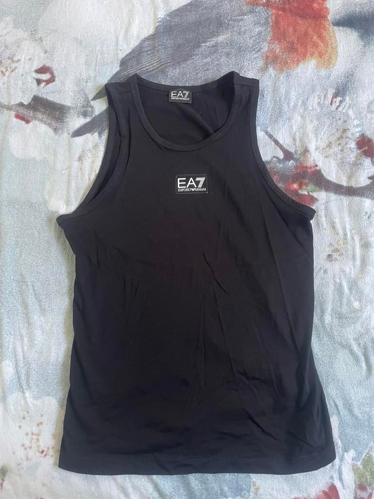 Tanktop Emporio Armani, Kleding | Heren, T-shirts, Maat 48/50 (M), Zwart, Zo goed als nieuw, Ophalen