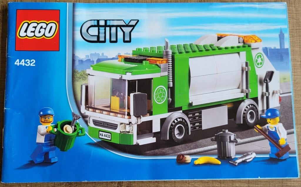 Lego City bouwboekje - vuilniswagen - doos 4432 (2013), Kinderen en Baby's, Speelgoed | Duplo en Lego, Ophalen of Verzenden, Gebruikt