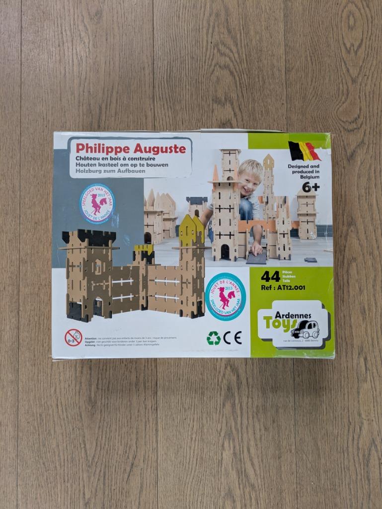 Houten speelgoed – Kasteel Philippe Auguste, Enlèvement, Comme neuf, Autres types