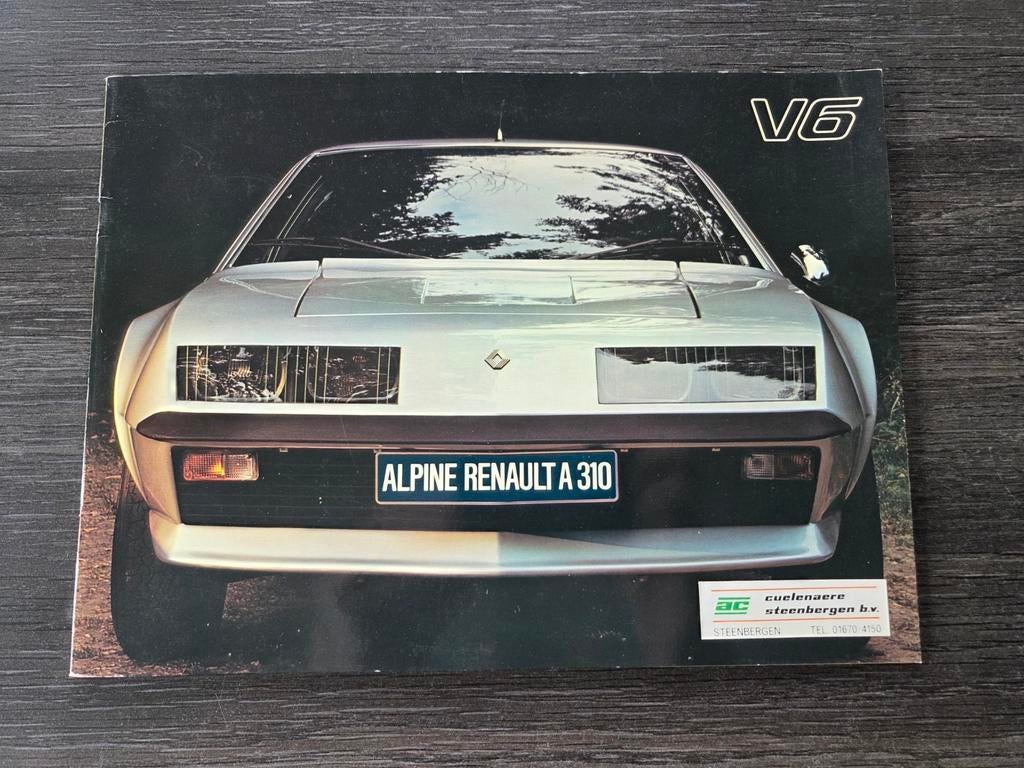 Brochure étendue de la Renault Alpine NL 1978, Enlèvement ou Envoi, Comme neuf, Renault