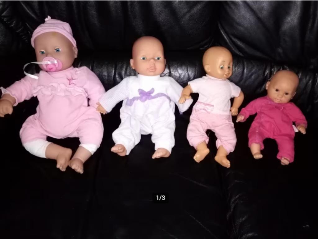 lot verschillende vintage babypoppen 2-5€/pop, Kinderen en Baby's, Ophalen of Verzenden, Gebruikt, Babypop