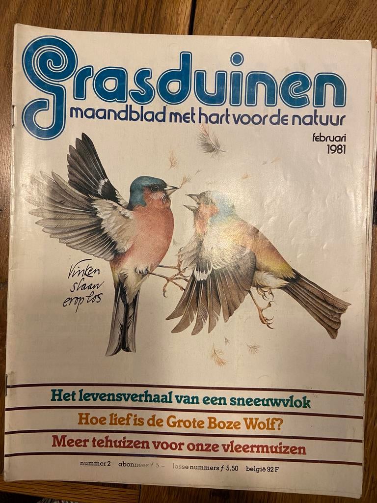 10 nummers van Grasduinen 1981, Ophalen of Verzenden, 1980 tot heden, Tijdschrift