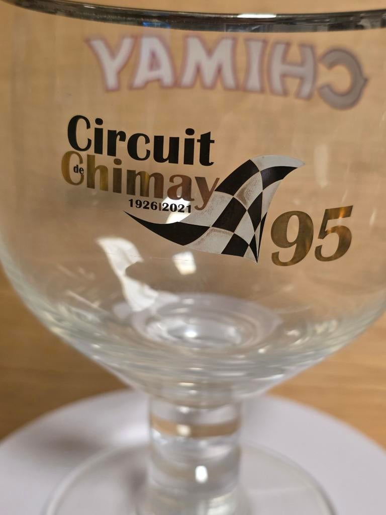 Schitterende kelk Chimay 33ctl circuit Chimay 95 jaar, Verzamelen, Ophalen of Verzenden