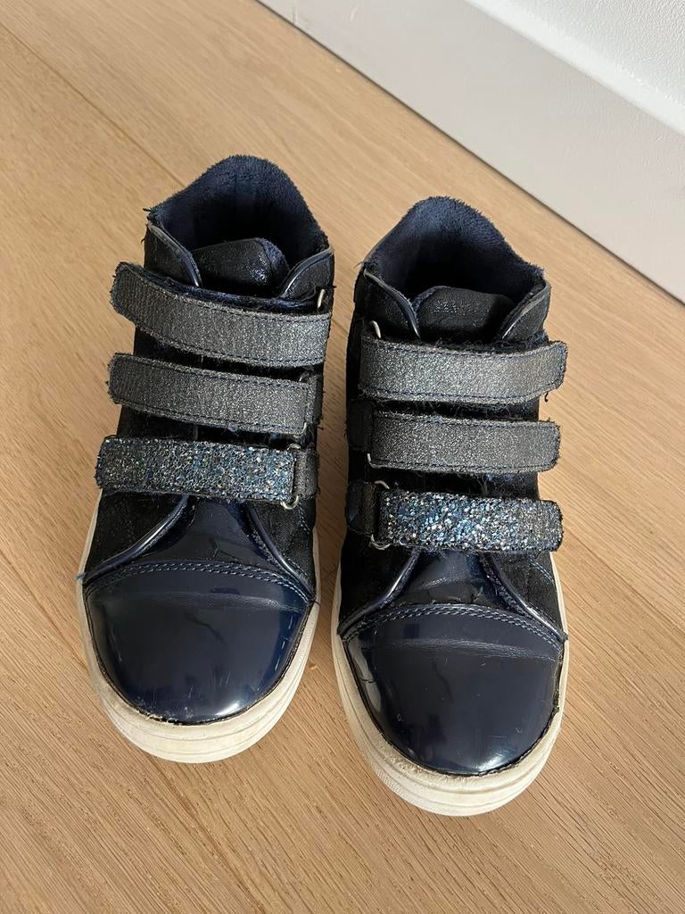 Friboo mt31 Donkerblauwe hoge schoenen, Enlèvement ou Envoi, Utilisé, Fille, Chaussures