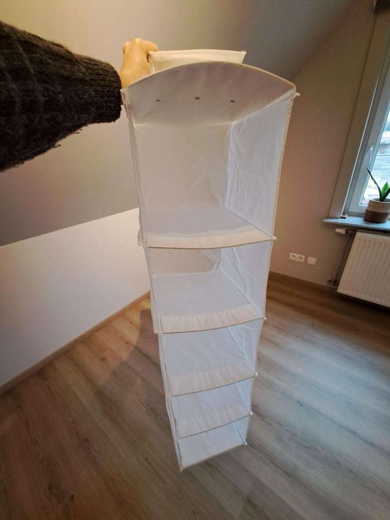 Kastopberger met 5 vakken in wit, Ophalen, Gebruikt, 100 tot 150 cm, Minder dan 150 cm