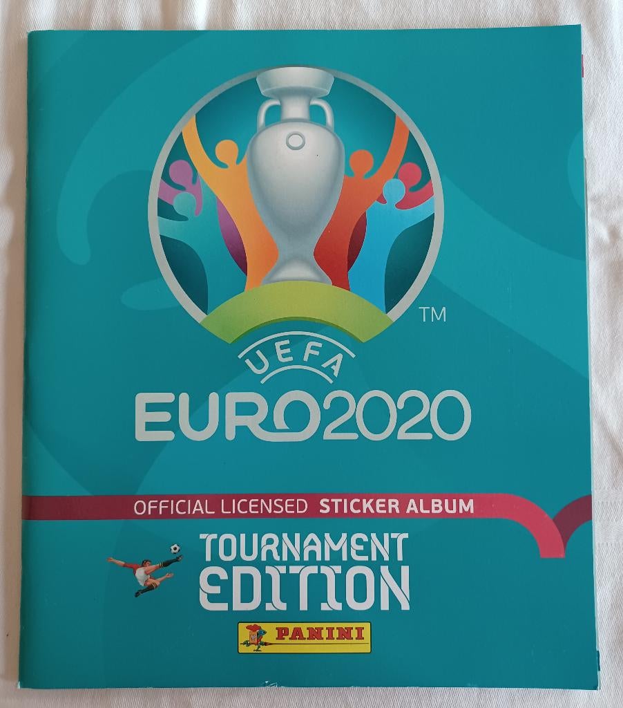 Album Panini pour l'Euro 2020 avec 18 autocollants, Hobby & Loisirs créatifs, Enlèvement ou Envoi, Comme neuf, Plusieurs autocollants