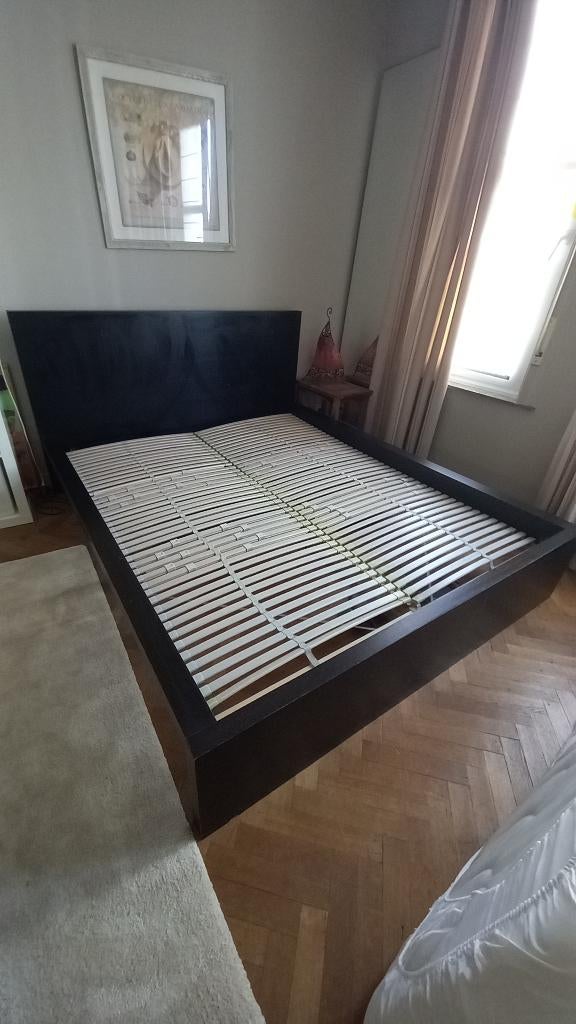 Bedframe, Huis en Inrichting, Ophalen, Gebruikt, Tweepersoons, 180 cm
