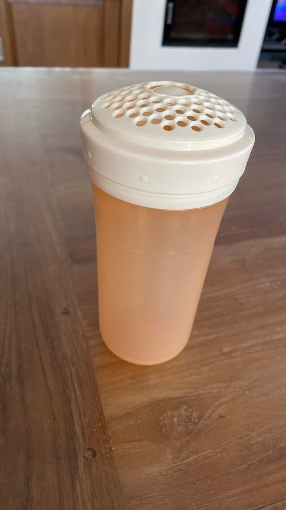 Tupperware exclusieve parmezaan strooier of cacao of enz/…, Enlèvement, Orange