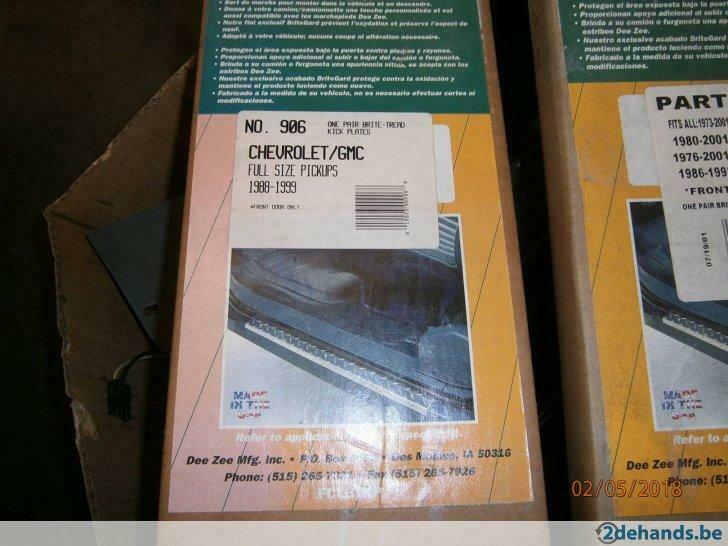 906 Alu brite tread kick plates voor Chevrolet en GMC, Auto diversen, Dakdragers, Nieuw, Ophalen of Verzenden