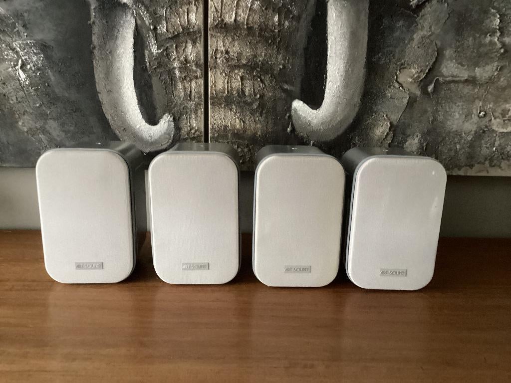 Artsound speakers AS30G 4 stuks, Audio, Tv en Foto, Ophalen of Verzenden, Gebruikt, Minder dan 60 watt, Overige merken