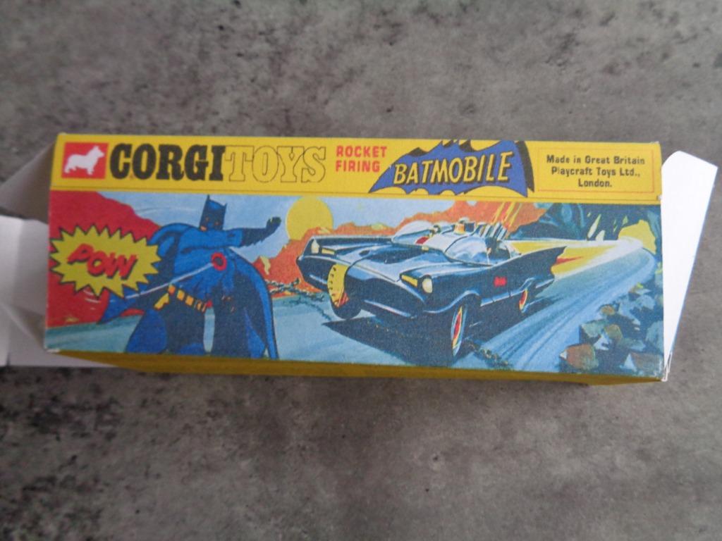 CORGI TOYS 2X BOITES  BATMOBILE ET HOMME D'ONCLE, Enlèvement ou Envoi, Corgi