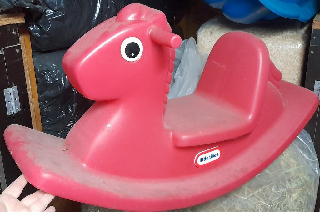 Rode schommelpaard, Kinderen en Baby's, Ophalen of Verzenden, Zo goed als nieuw
