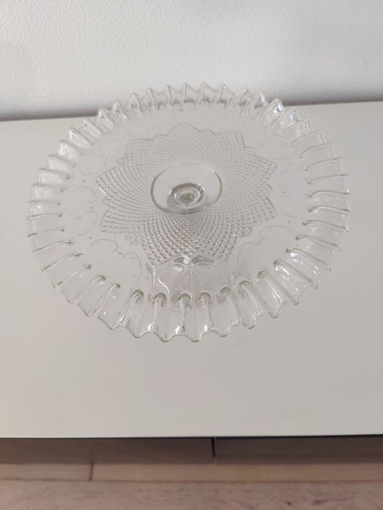 Taartschaal, Schaal, Rond, Ophalen of Verzenden, Glas