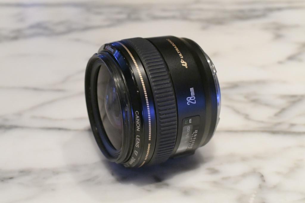 Canon EF 28mm/ f1.8 USM nr.18400502, Ophalen of Verzenden, 1980 tot heden, Lens of Lenzen