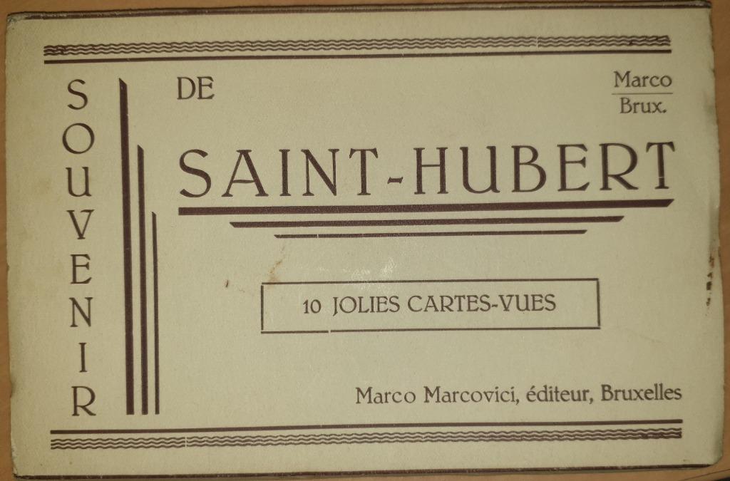Souvenir de Saint-Hubert, Collections, Enlèvement ou Envoi, 1940 à 1960, Non affranchie, Luxembourg