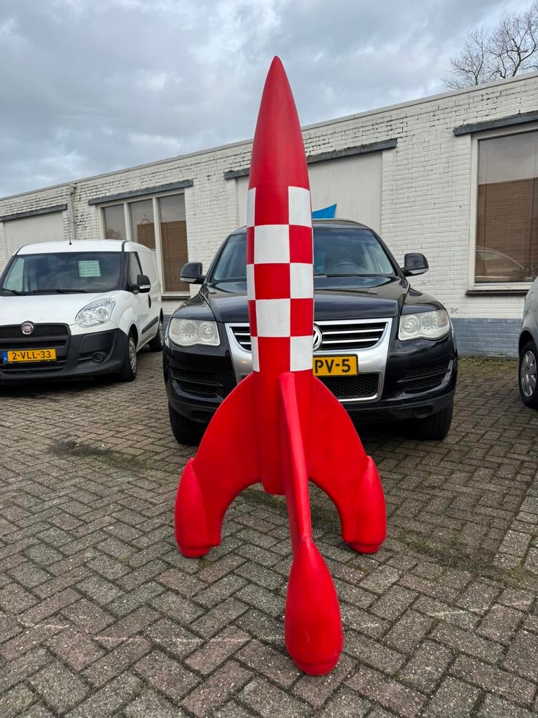 Groot Kuifje Raket naar de Maan Beeld, Ophalen, Kuifje, Zo goed als nieuw, Beeldje of Figuurtje
