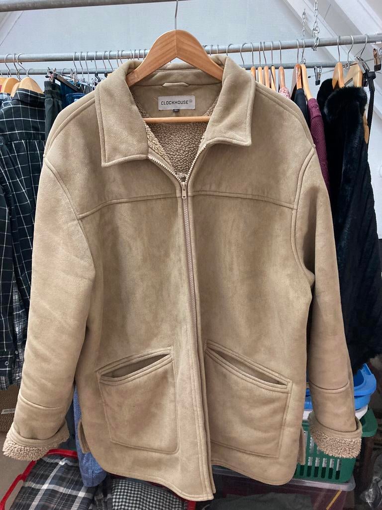 Herenjas winter ecru, Enlèvement ou Envoi, Comme neuf, Taille 56/58 (XL), Autres couleurs