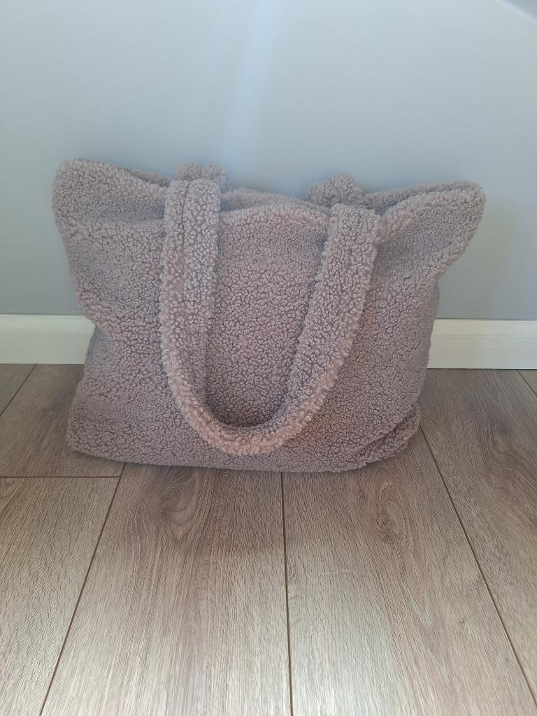 Teddy handtas, Ophalen of Verzenden, Zo goed als nieuw, Beige, Handtas