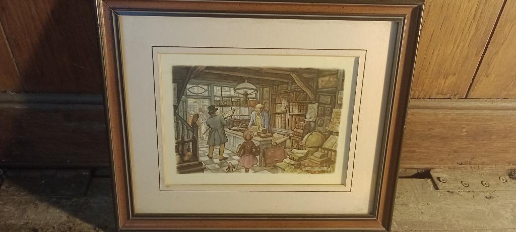 Gravure ANTON PIECK, 1966, New-York, 30x25, n402, Antiek en Kunst, Kunst | Etsen en Gravures, Ophalen of Verzenden, Dagelijks leven